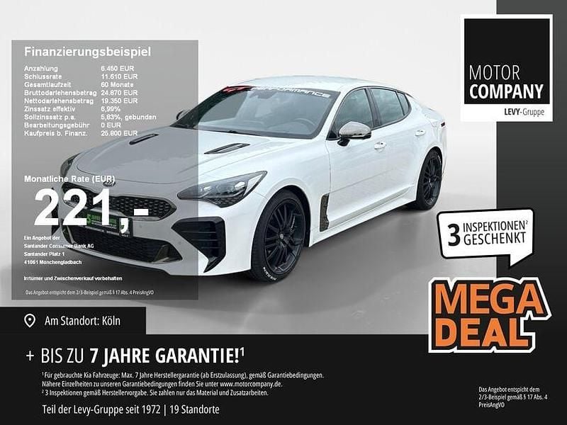 Gebraucht Kia Stinger GT-Line 256 PS (188 kW) 2017 Weiß Kleinwagen