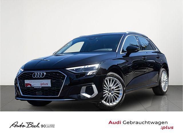 Schwarz (brillantschwarz) Gebraucht 2023 Audi A3 Sportback Advanced Plus Limousine | 22.470 € (Guter Preis) - Bild 1/4