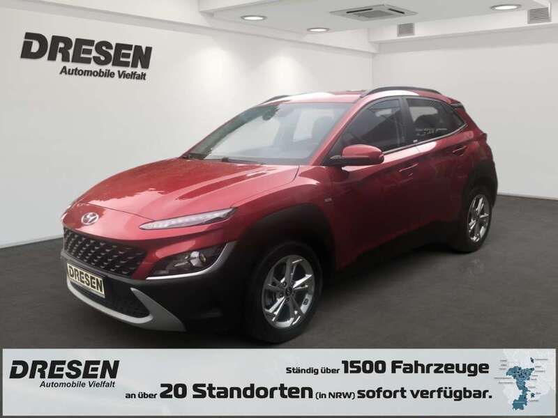 Rot Gebraucht 2021 Hyundai Kona Trend SUV | 17.590 € (Fairer Preis) - Bild 1/4