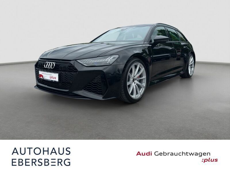 Mythosschwarz (metallic) Gebraucht 2022 Audi RS6 Ambiente Kombi | 96.500 € (Superpreis) - Bild 1/4