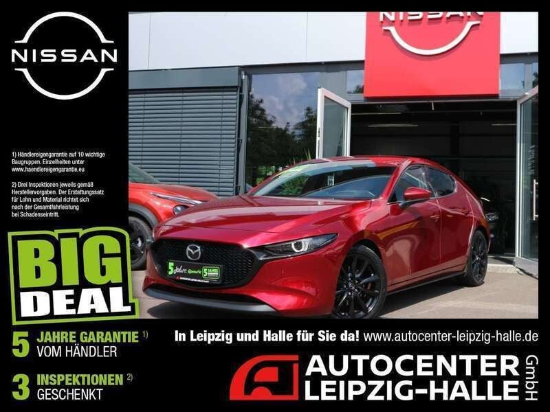 Soul red crystal metallic Gebraucht 2020 Mazda 3 Edition Limousine | 25.440 € (Teuer) - Bild 1/4