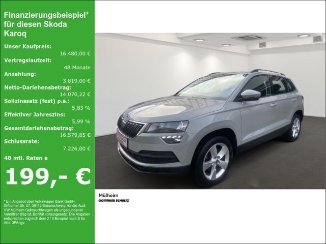 Grau Gebraucht 2019 Skoda Karoq Ambition SUV | 17.890 € (Guter Preis) - Bild 1/4