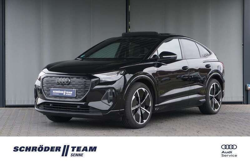 Mythosschwarz metallic Gebraucht 2023 Audi Q4 Sportback e-tron S-Line SUV | 42.790 € (Fairer Preis) - Bild 1/4