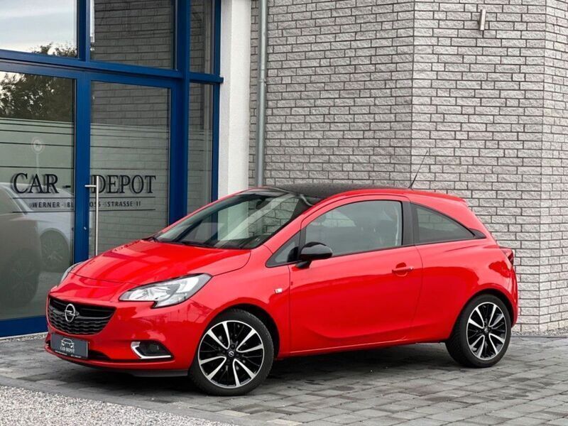 Rot Gebraucht 2015 Opel Corsa Color Edition Coupé | 7.999 € (Fairer Preis) - Bild 1/4