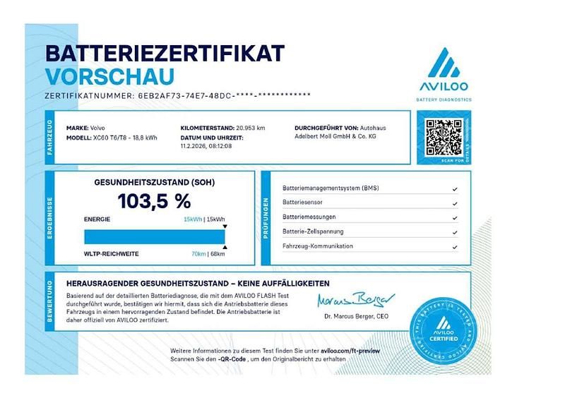 Gebraucht Volvo XC60 Core 253 PS (186 kW) 2025 Denim blue SUV