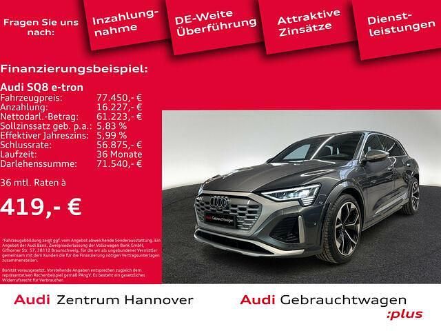 Gebraucht Audi SQ8 e-tron Ambiente 369 kW (503 PS) 2023 Daytonagrau perleffekt SUV