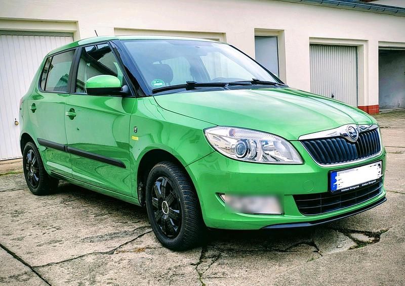 Grün Gebraucht 2012 Skoda Fabia Kleinwagen | 3.950 € (Guter Preis) - Bild 1/4