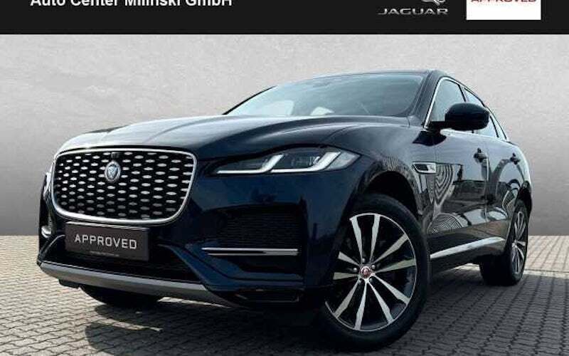 Portofino blue Gebraucht 2021 Jaguar F-Pace SE SUV | 46.900 € (Teuer) - Bild 1/4