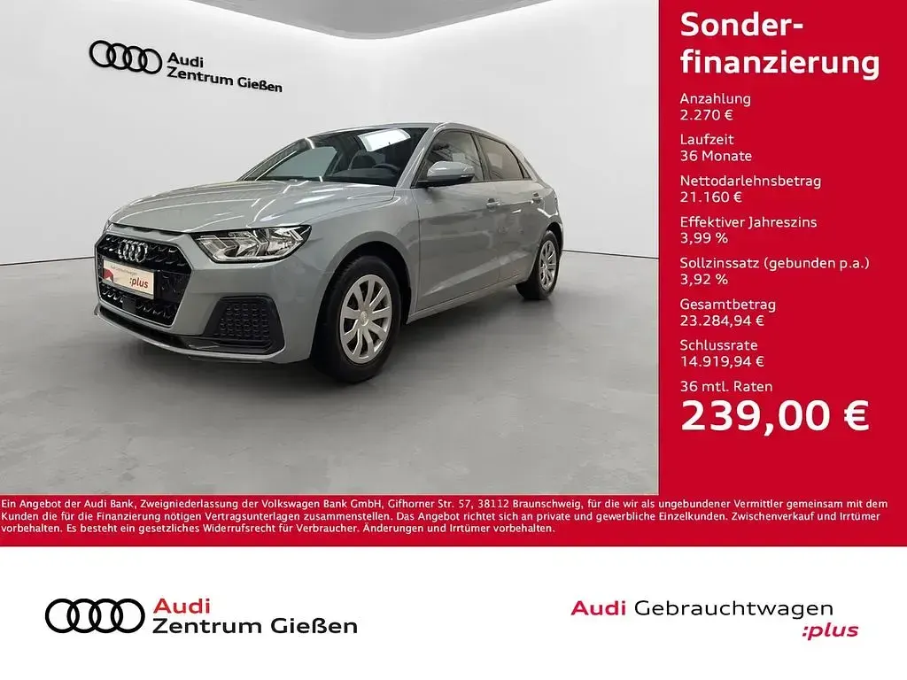 Gebraucht Audi A1 Sportback Advanced 116 PS (85 kW) 2025 Pfeilgrau perleffekt Kleinwagen