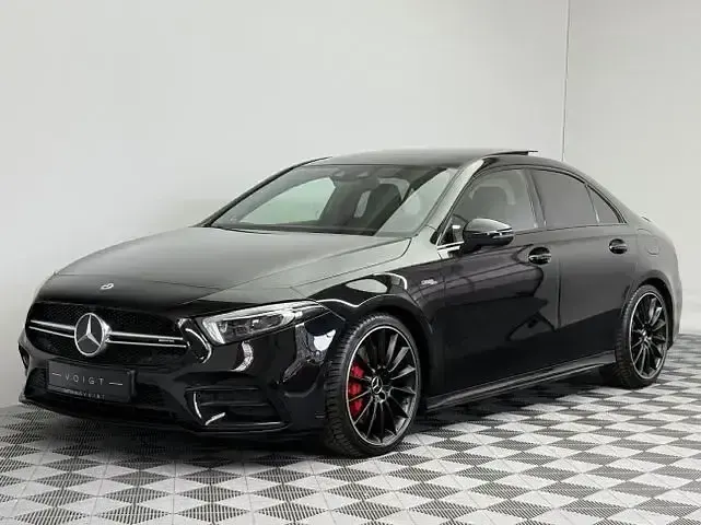 Gebraucht Mercedes A35 AMG AMG 306 PS (225 kW) 2021 Kosmosschwarz  metalliclack Limousine