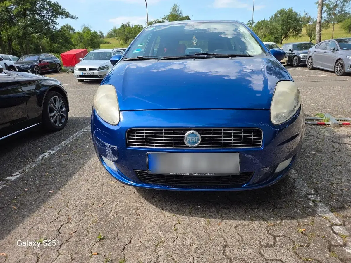Gebraucht Fiat Punto Active 95 PS (69 kW) 2007 Blau Kleinwagen