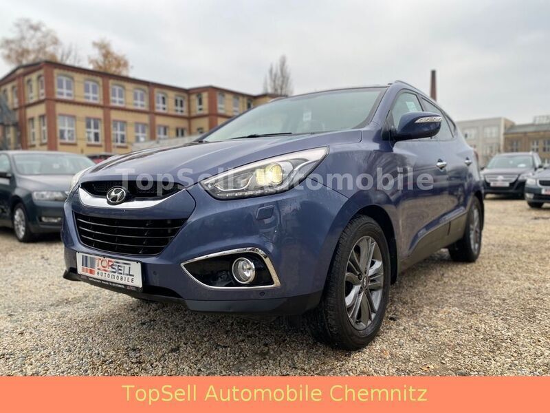 Blau Gebraucht 2014 Hyundai ix35 Premium SUV | 11.950 € (Fairer Preis) - Bild 1/4
