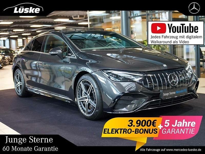 Graphitgrau Gebraucht 2024 Mercedes EQE AMG 43 AMG Limousine | 62.900 € (Guter Preis) - Bild 1/4