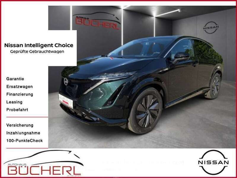 Aurora green premium Gebraucht 2024 Nissan Ariya 360º SUV | 44.990 € (Teuer) - Bild 1/4