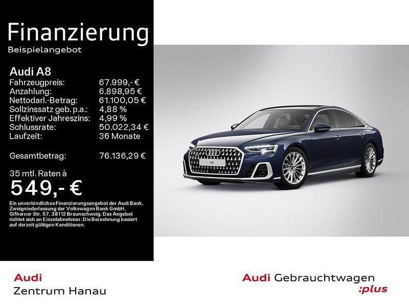 Blau Gebraucht 2025 Audi A8 Ambiente Limousine | 67.999 € (Guter Preis) - Bild 1/3