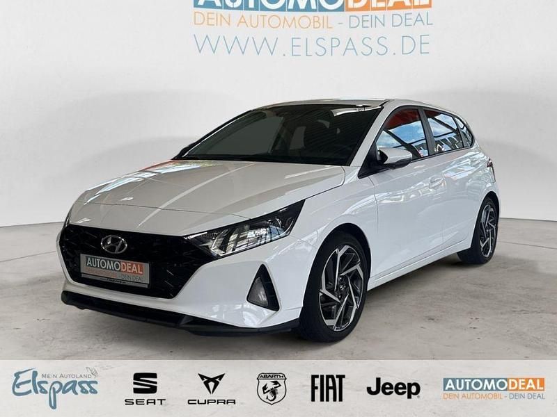 Sol (weiss Gebraucht 2022 Hyundai i20 Edition 30+ Kleinwagen | 16.249 € (Fairer Preis) - Bild 1/4