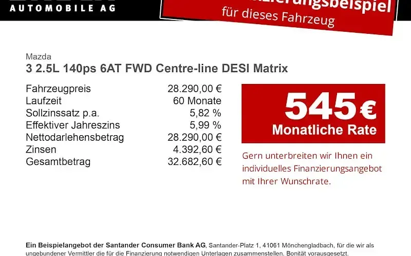 Neu Mazda CX-30 Center-Line 140 PS (102 kW) 2026 Schwarz SUV