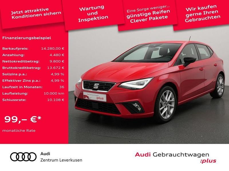 Rot Gebraucht 2022 Seat Ibiza FR Limousine | 14.280 € (Fairer Preis) - Bild 1/4