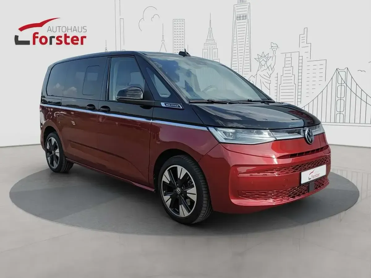 Używany VW T7 Style 150 KM (110 kW) 2024 Czerwony Van