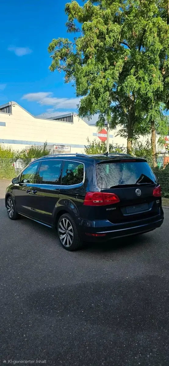 Gebraucht VW Sharan 150 PS (110 kW) 2015 Blau Van / Kleinbus