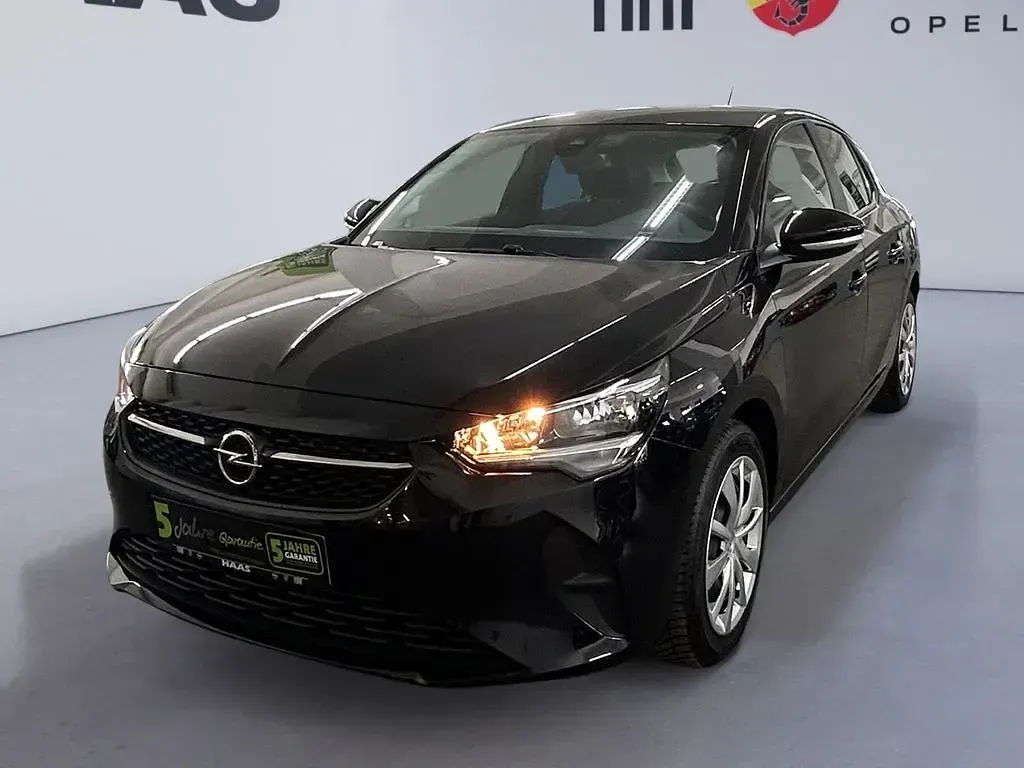 Gebraucht Opel Corsa Edition 75 PS (55 kW) 2023 Diamant schwarz/karbon schwarz (metallic) Kleinwagen
