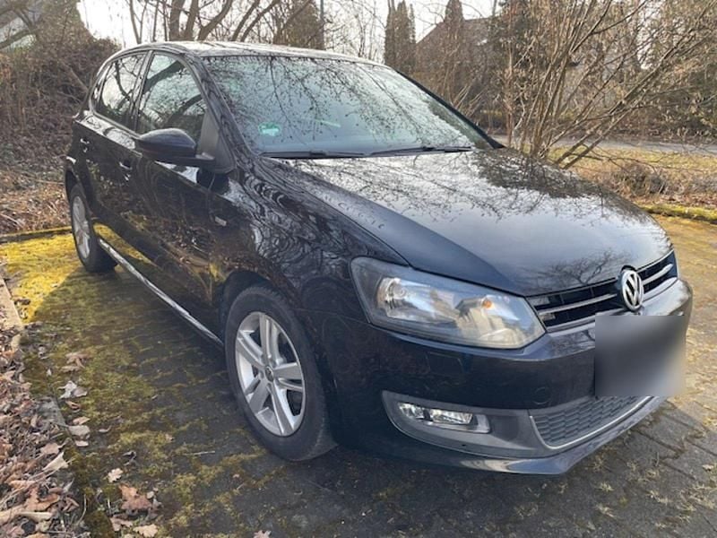 Gebraucht VW Polo Match 69 PS (50 kW) 2012 Schwarz Kleinwagen
