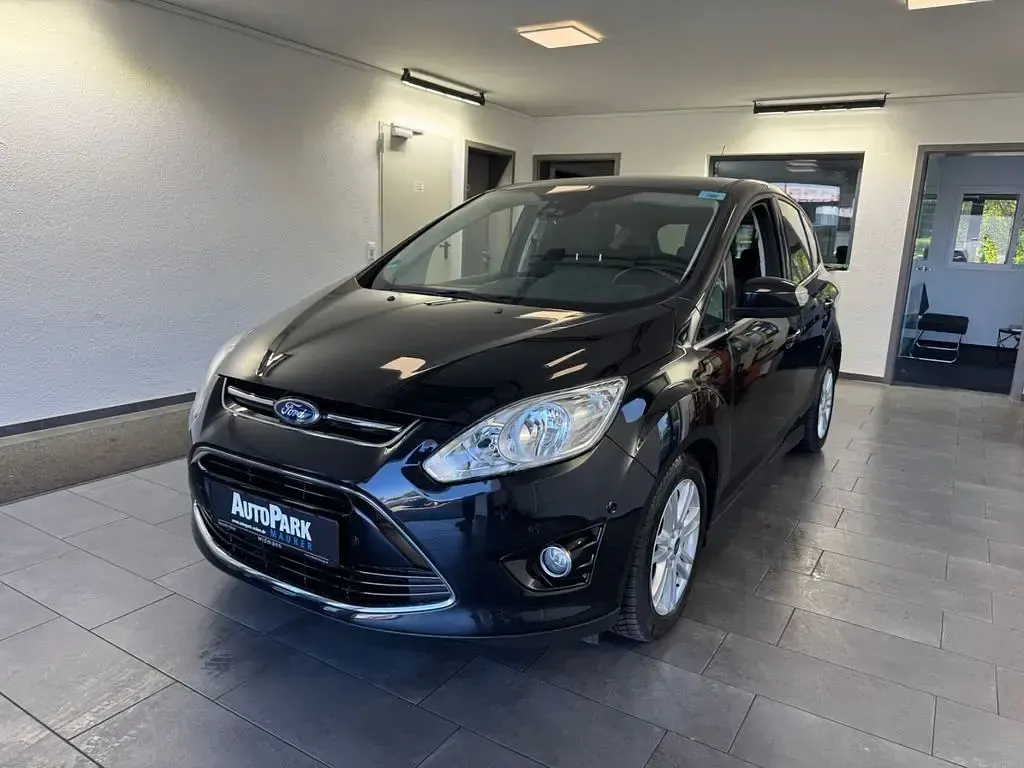 Gebraucht Ford C-MAX Titanium 125 PS (91 kW) 2014 Schwarz Van / Kleinbus
