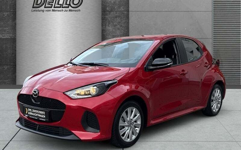 Rot Gebraucht 2024 Mazda 2 Exclusive-Line Limousine | 22.420 € (Fairer Preis) - Bild 1/4