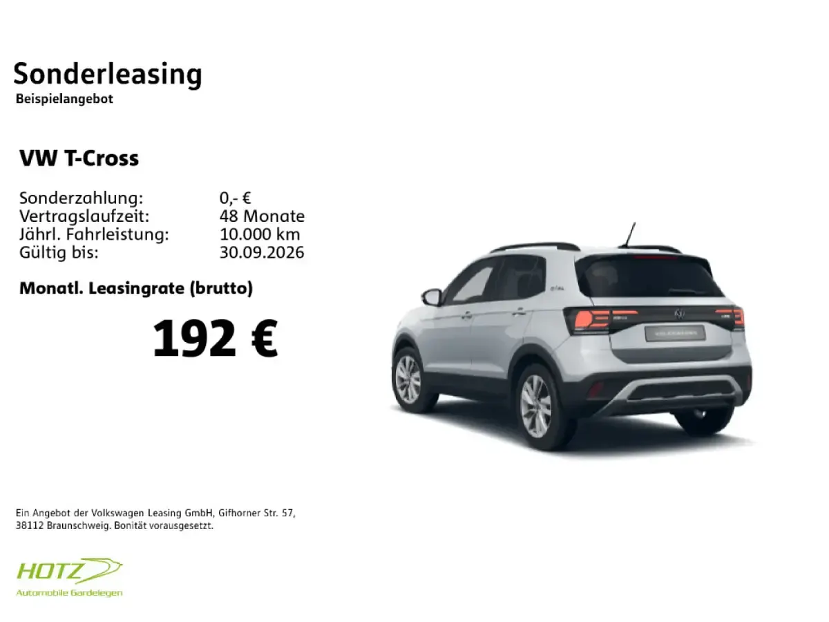 Gebraucht VW T-Cross Goal 95 PS (69 kW) 2025 SUV
