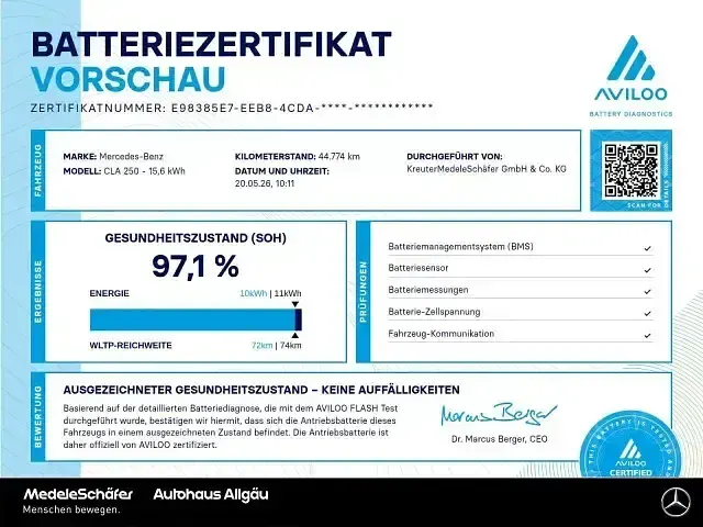 Gebraucht Mercedes CLA250e Shooting Brake AMG 2021 Blau Kombi