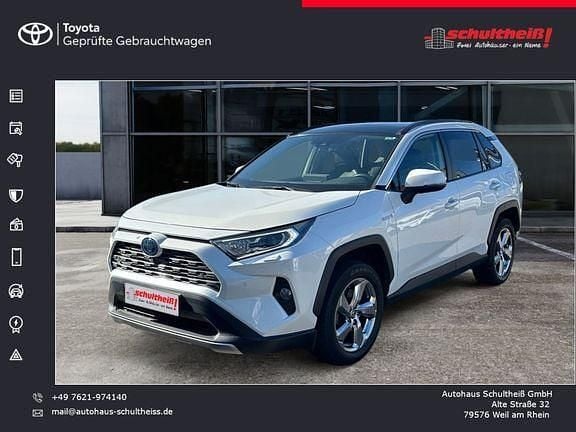 Novaweiß perleffekt Gebraucht 2020 Toyota RAV4 Hybrid Plus SUV | 28.050 € (Guter Preis) - Bild 1/4