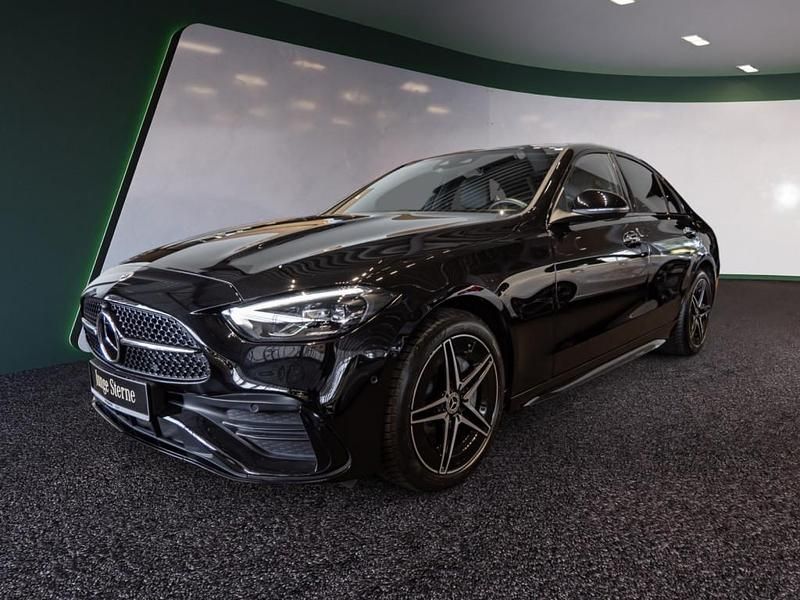 Schwarz Gebraucht 2023 Mercedes C400 AMG Limousine | 50.747 € (Etwas zu teuer) - Bild 1/4