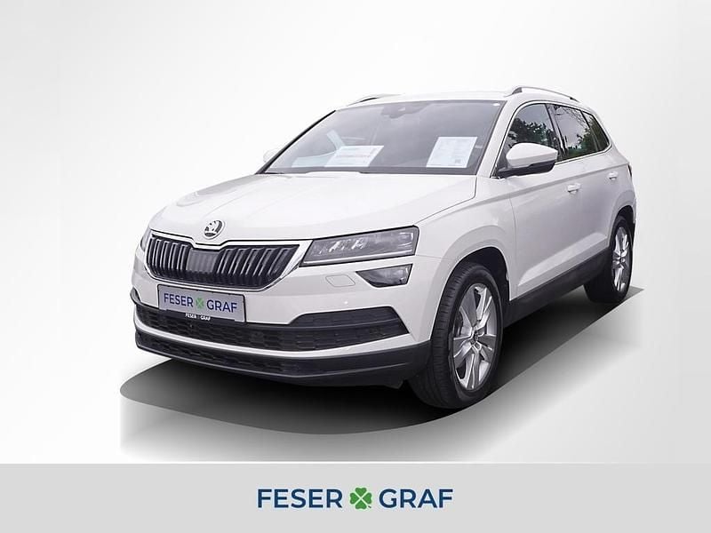 Candy weiss Gebraucht 2019 Skoda Karoq Style SUV | 24.440 € (Fairer Preis) - Bild 1/4