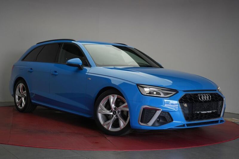 Blau Gebraucht 2021 Audi A4 S-Line Limousine | 24.490 € (Superpreis) - Bild 1/4