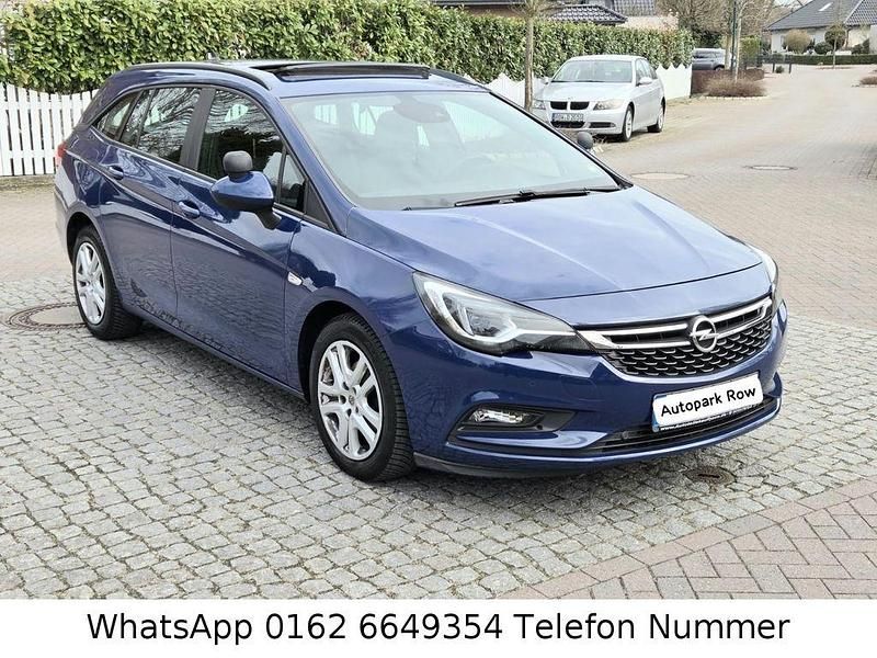 Gebraucht Opel Astra Edition 110 PS (80 kW) 2018 Blau Kombi