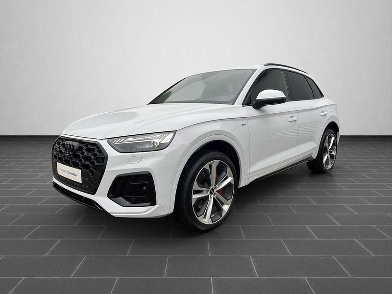 Gletscherweiß metallic (metallic) Gebraucht 2025 Audi Q5 Comfort SUV | 62.890 € (Fairer Preis) - Bild 1/4