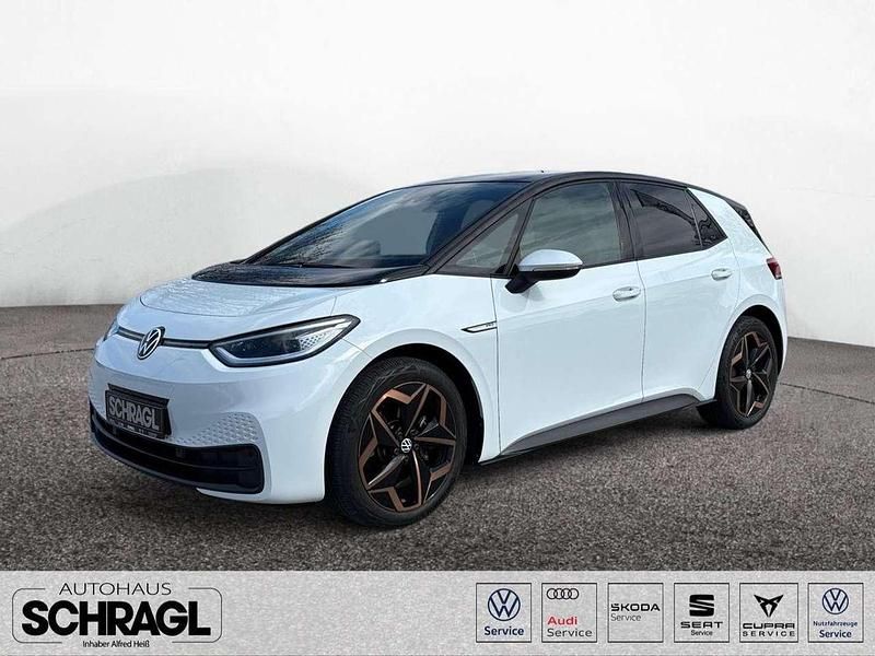 Gebraucht VW ID.3 Pro 106 kW (145 PS) 2022 Gletscherweiß metallic/dach schwarz Kleinwagen