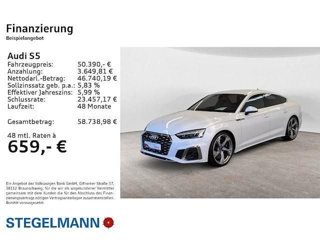 Gebraucht Audi S5 Ambiente 341 PS (250 kW) 2023 Ibisweiß Coupé