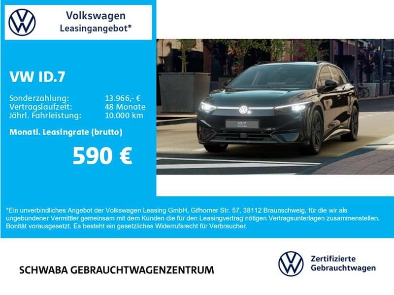 Grenadillschwarz metallic Gebraucht 2025 VW ID.7 Pro Limousine | 61.990 € - Bild 1/4