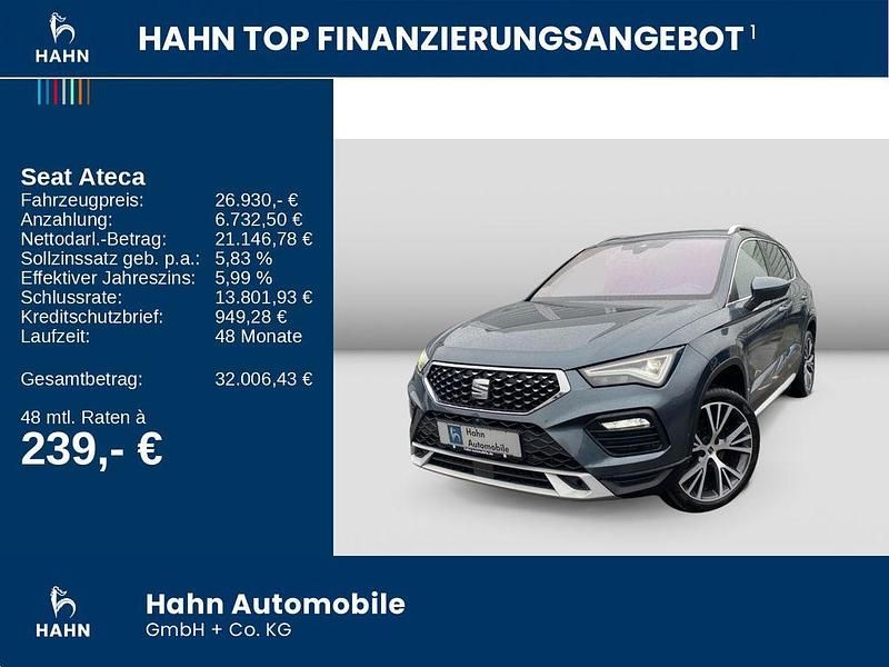 Gebraucht Seat Ateca 4Drive 190 PS (139 kW) 2021 "rodium" grau SUV