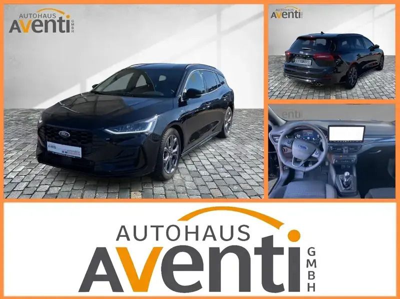 Schwarz met Gebraucht 2024 Ford Focus ST-Line X Kombi | 23.387 € (Fairer Preis) - Bild 1/4