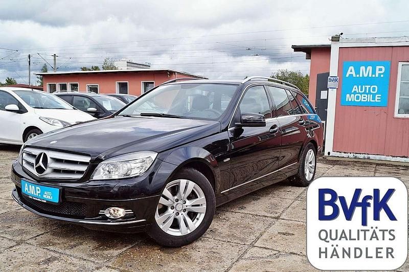 Obsidianschwarz Gebraucht 2010 Mercedes C350 Kombi | 7.490 € (Guter Preis) - Bild 1/4