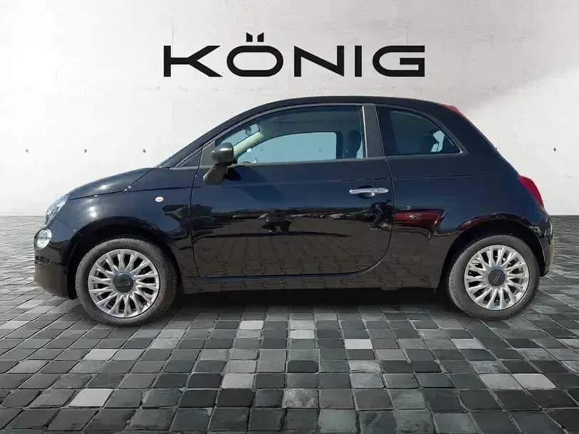Gebraucht Fiat 500C 69 PS (50 kW) 2023 Vesuvio schwarz (5ce) Cabrio