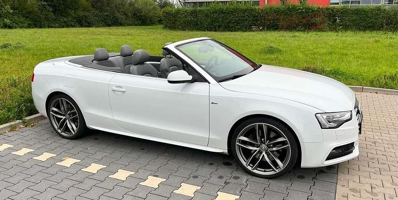 Weiß Gebraucht 2015 Audi A5 Cabriolet S-Line Cabrio | 19.500 € (Etwas zu teuer) - Bild 1/4