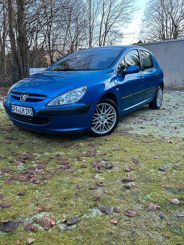 Blau Gebraucht 2003 Peugeot 307 Kleinwagen | 3.000 € (Teuer) - Bild 1/4
