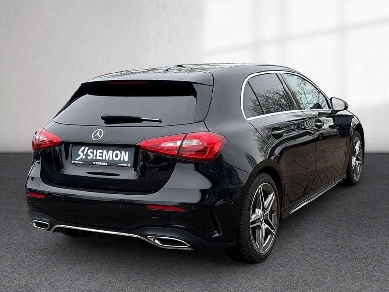 Gebraucht Mercedes A200 AMG line 163 PS (119 kW) 2019 Unilack (schwarz Limousine