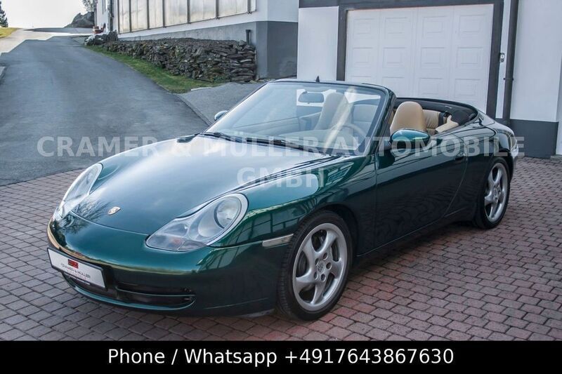 Grün Gebraucht 2000 Porsche 911 Carrera 4 Cabriolet Cabrio | 19.799 € (Guter Preis) - Bild 1/4