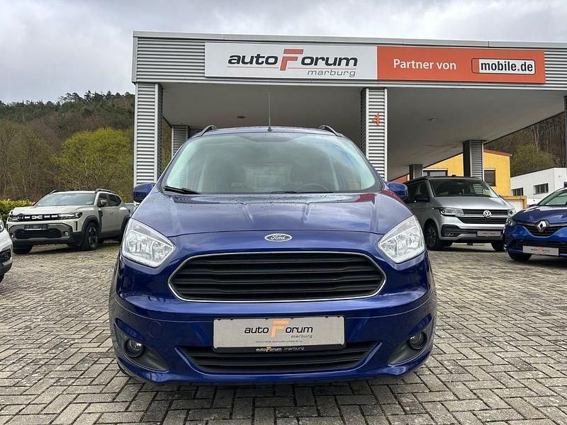 Gebraucht Ford Tourneo Courier Titanium 101 PS (74 kW) 2018 Blau Van / Kleinbus