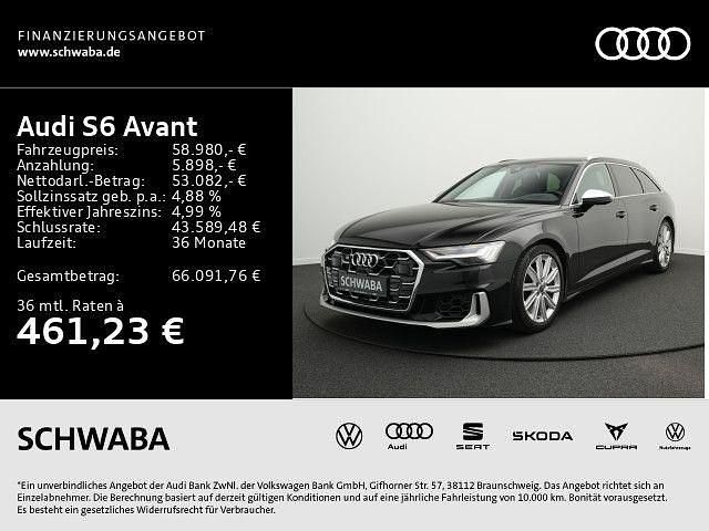 Brillantschwarz Gebraucht 2023 Audi S6 Sport Kombi | 58.980 € (Fairer Preis) - Bild 1/4