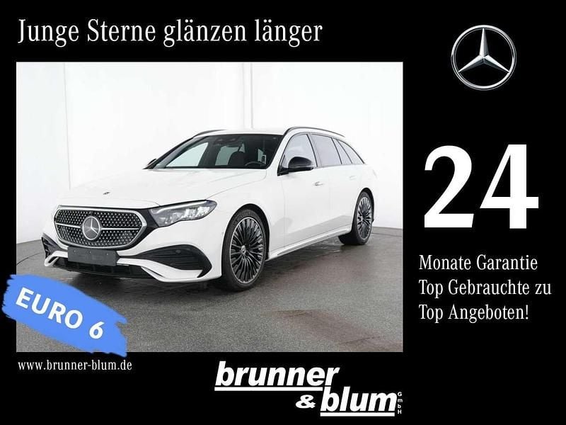 Unilack polarweiß Gebraucht 2024 Mercedes E300 AMG Kombi | 56.990 € (Guter Preis) - Bild 1/4